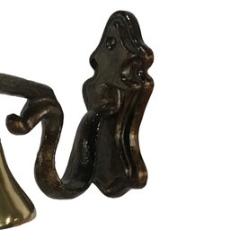 Sineta Rústica Em Bronze Dourado Para Fachada de Casas - 4