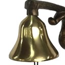 Ver imagem 6 de Sineta Rústica Em Bronze Dourado Para Fachada de Casas