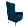 Poltrona Elizabeth Suede Azul Royal - Dominic Decor - 1