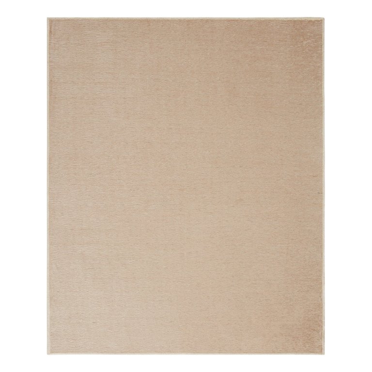 Tapete Sala Viena Liso 2x3 Bege Areia 200x300 Cm Alto Relevo