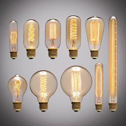 2 Lâmpada Filamento Carbono Bulbo A19 Vintage Retro Edison - 7