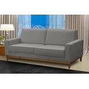 Ver imagem 1 de Sofá 2 Lugares 1,80m Living Lavinia Linho Cinza Adonai Estofados