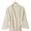 Ver imagem 3 de Roupão Tecebem Unissex Moletom Peluciado Tam M Perola