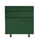 Ver imagem 1 de Cabeceira Estofada Argentina 90cm Solteiro para Cama Colchão Box Quarto Suede Verde - Aurora Line