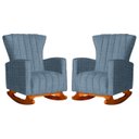 Ver imagem 1 de Kit 02 Poltronas Balanço Melinda Linho