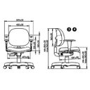Ver imagem 4 de Cadeira de Escritório Ergonômica Giratória Executiva Backsystem Lisa