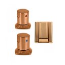 Ver imagem 1 de Kit com 2 Acabamento Registro e 1 Válvula de Descarga Ducon Metais