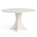 Ver imagem 1 de Mesa de Jantar Redonda Elisa 4 Lugares 90x90 Base em X em Mdf - Branco