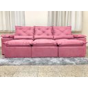 Ver mais imagens de Sofá 2 Lugares Retrátil e Reclinável 1,80 Metros Alpoim Estofados Rose 607 Athenas