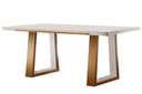 Ver imagem 1 de Sala de Jantar Moderna Retangular 8 cadeiras 2,20x1,10m - Cristal - Requinte Salas