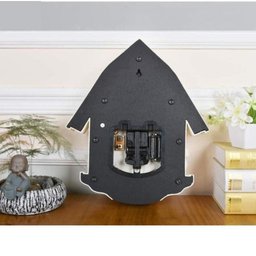 Relogio Cuco Musical Pendulo Vintage Estilo Madeira Parede Passaro Decorativo Quartzo Classico Retro - 3