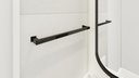 Ver imagem 3 de Kit de Acessórios para Banheiro com 3 Peças em Aço Inox Preto Fosco Texturizado com Toalheiro Simple