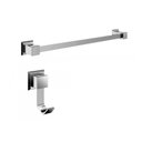 Ver imagem 1 de Kit com Porta Toalha de Banho 62cm e 01 Cabide Cromado Ducon Metais