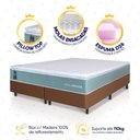 Ver imagem 3 de Cama Box Lagos Molas Ensacadas Queen 158x198 King House