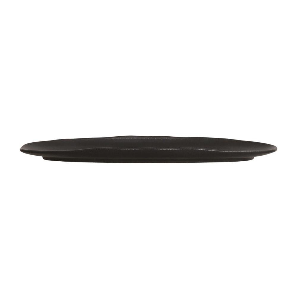 Travessa Oval Orgânico Preto Matte 36cm - 3