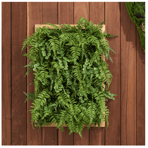 Folhagem Artificial Placa Samambaia e Avenquinha Verde 65x45cm