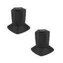 Ver imagem 1 de Kit com 02 Acabamentos para Registro C-50 Black Ducon Metais