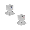 Ver imagem 1 de Kit com 02 Acabamentos para Registro C-46 Cromado Ducon Metais