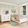 Quarto Infantil Completo Guarda-roupa Closet e Cama Casal Montessoriana 100% Mdf Olivia e Mark - 1