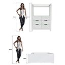 Ver imagem 4 de Quarto Infantil Completo Guarda-roupa Closet e Cama Casal Montessoriana 100% Mdf Olivia e Mark