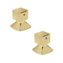 Ver imagem 1 de Kit com 02 Acabamentos para Registro C-46 Gold Ducon Metais