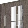 Guarda Roupa Casal Parma 6 Portas com Espelho Gris Montano Touch - 2