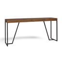 Ver imagem 1 de Aparador Miranda Industrial de Madeira Cor Marrom Rústico Pés de Metal Cor Grafite