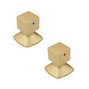 Ver imagem 1 de Kit com 02 Acabamentos para Registro C-46 Ouro Fosco Ducon Metais