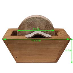 Rebolo para Afiar Facas Amolador de Facas Manual (pequeno) - 7