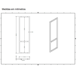 Nicho Preto Prateleira Suspensa Teto Banheiro Madeirado 80cm - 5