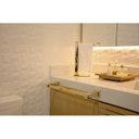 Ver imagem 4 de Kit 1 Papeleira de Chão Dupla e 1 Porta Toalhas de Bancada Ducon Metais