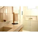 Ver imagem 5 de Kit 1 Papeleira de Chão e 1 Porta Toalhas de Bancada com Vidro Ducon Metais