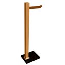 Ver imagem 2 de Kit 1 Papeleira de Chão e 1 Porta Toalhas de Bancada com Vidro Ducon Metais