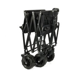 Carrinho Vagao Utilitario Carga Roda Grande Dobravel Caçamba Grande Capacidade Armazenamento Terreno - 9