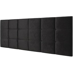 Cabeceira Estofada Bia 1.60 Cama Box Queen - Preto - 1