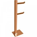 Ver imagem 2 de Kit 1 Papeleira de Chão Dupla e 1 Porta Toalhas de Bancada Ducon Metais