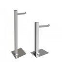 Ver imagem 1 de Kit 1 Papeleira de Chão e 1 Porta Toalhas de Bancada Ducon Metais