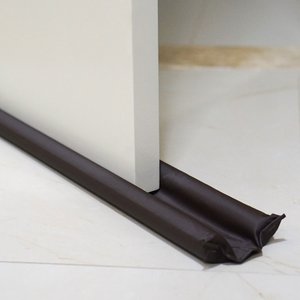 Protetor Veda Porta Impermeável 90 Cm - Kit 2 Marrom Mr Enxovais
