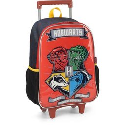 Mochila Infantil com Rodinha Harry Potter M Vermelha - 2