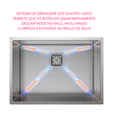 Ver imagem 2 de Cuba Gourmet Aço Inox 304 65x45 Cm Cozinha Área Gourmet com Válvula Inovartte Icb19