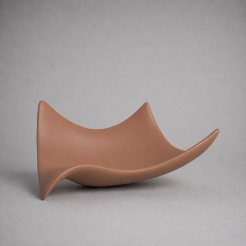 Centro de Mesa Classic Decorativo de Cerâmica para Sala e Mesa Mocha Mousse
