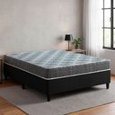 Ver imagem 2 de Cama Box Casal Preto + Colchão Espuma D23 Zidi Washington 138x188x51cm