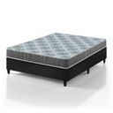 Ver imagem 1 de Cama Box Casal Preto + Colchão Espuma D23 Zidi Washington 138x188x51cm