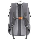 Ver imagem 2 de Mochila 24l Leve Resistente Academia Trilha Viagem com Apito:cinza