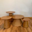 Ver imagem 2 de Conjunto de Mesas Laterais e Centro Cone Redonda Personal Decor Design Mesa Lateral Cone Redonda Mar