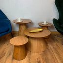 Ver imagem 3 de Conjunto de Mesas Laterais e Centro Cone Redonda Personal Decor Design Mesa Lateral Cone Redonda Mar