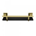 Ver imagem 2 de Kit Saboneteira e 1 Porta Shampoo com Haste e Vidro Ducon Metais