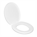 Ver imagem 1 de Assento Sanitário Almofadado Oval Branco Tampo Fosco Astra TPK2/AS