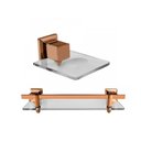 Ver imagem 1 de Kit Saboneteira e 1 Porta Shampoo com Haste Ducon Metais