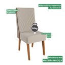 Ver imagem 6 de Kit com 6 Cadeiras em Madeira Maciça Romero